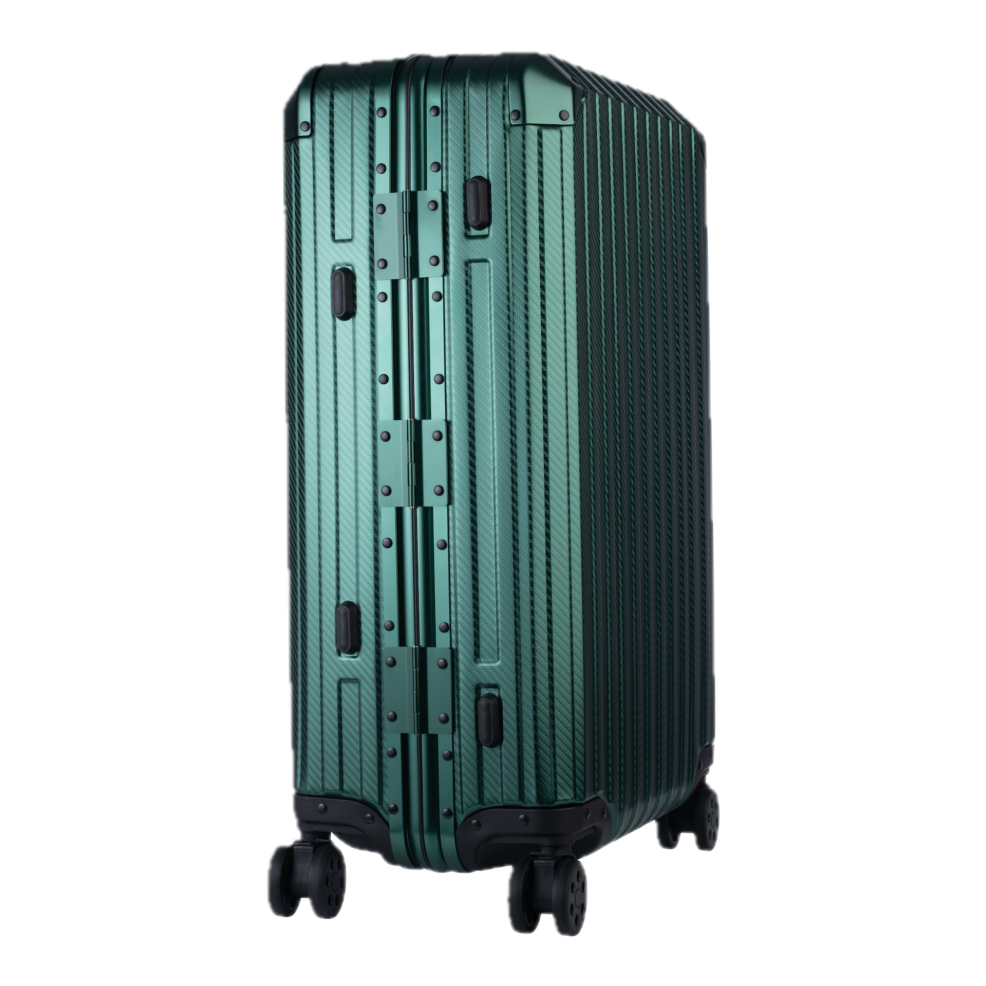 Der Atlas Aluminium Koffer – Pazifikgrün