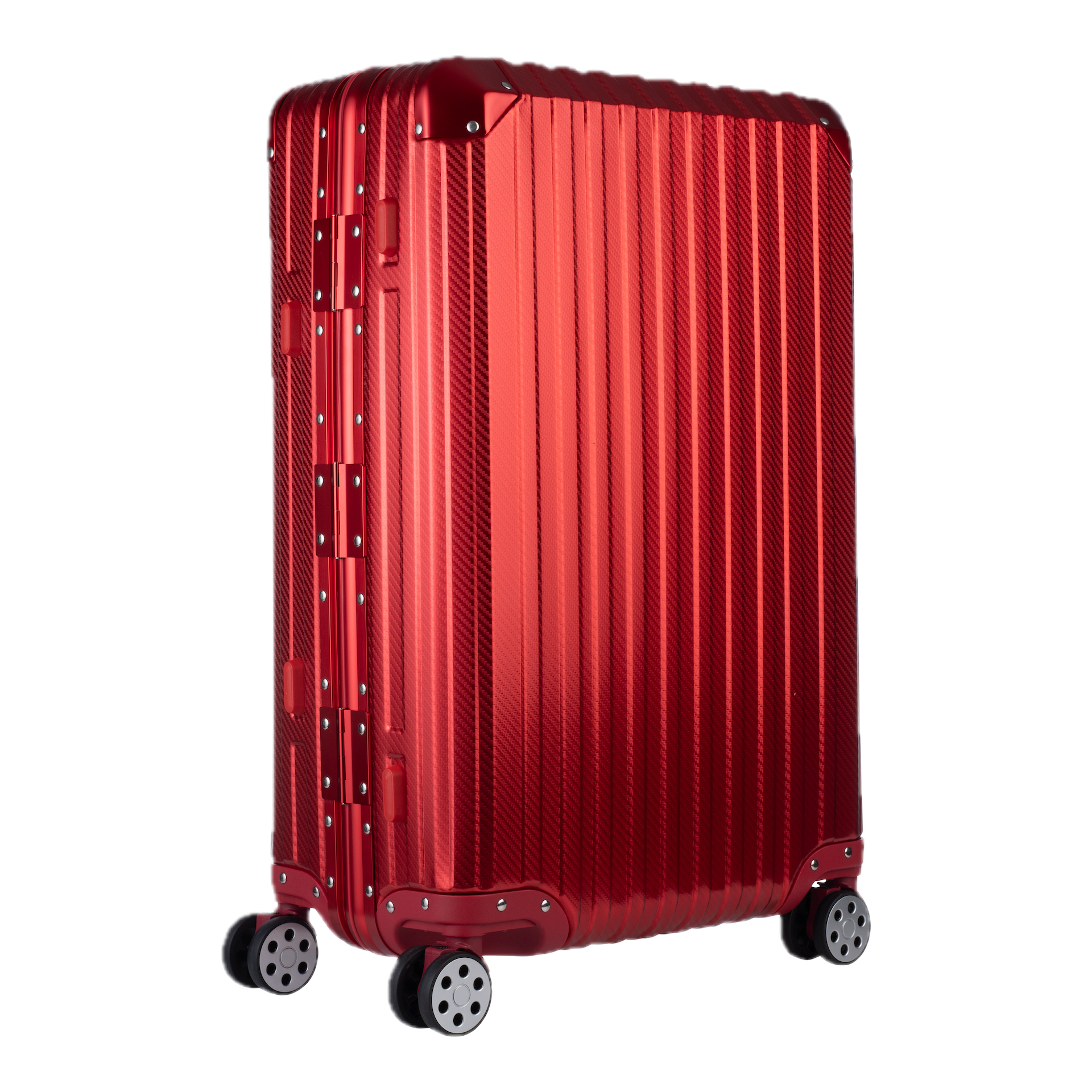 Der Atlas Aluminiumkoffer – Rot