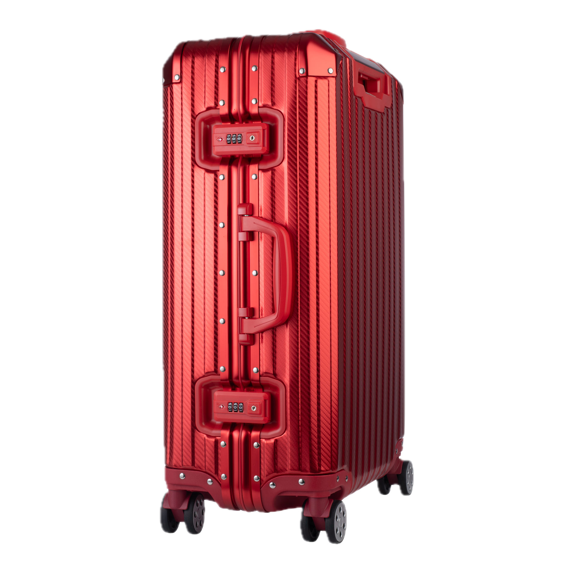 Der Atlas Aluminiumkoffer – Rot