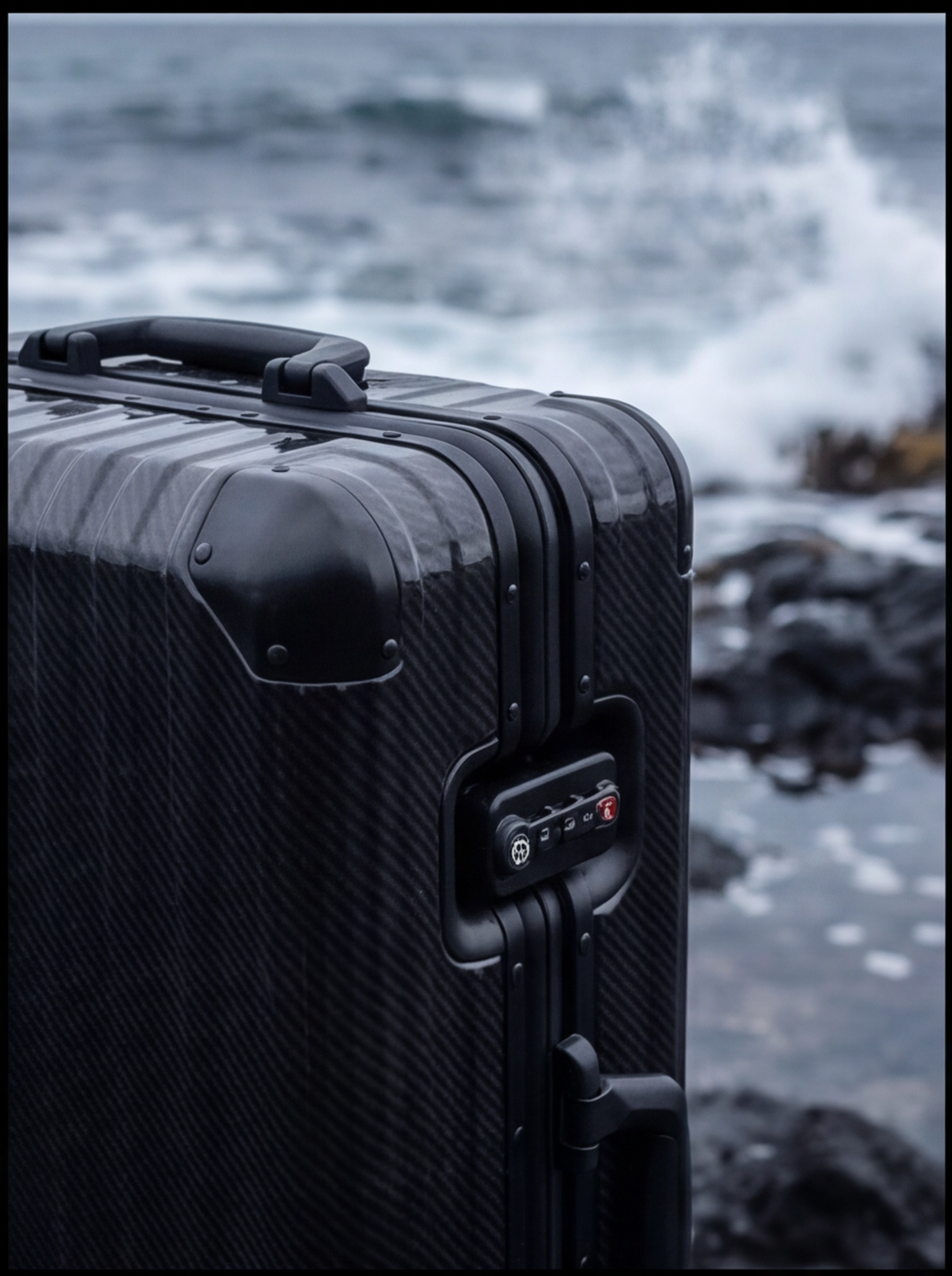 La valise Atlas en aluminium — Noir