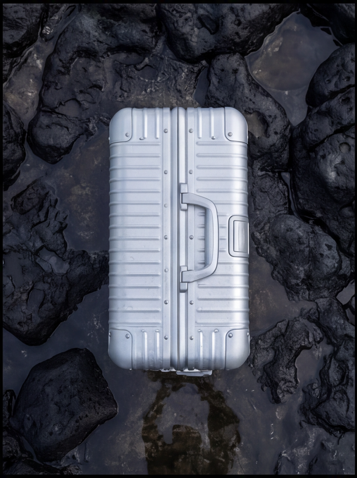 La valise Atlas en aluminium — Argenté