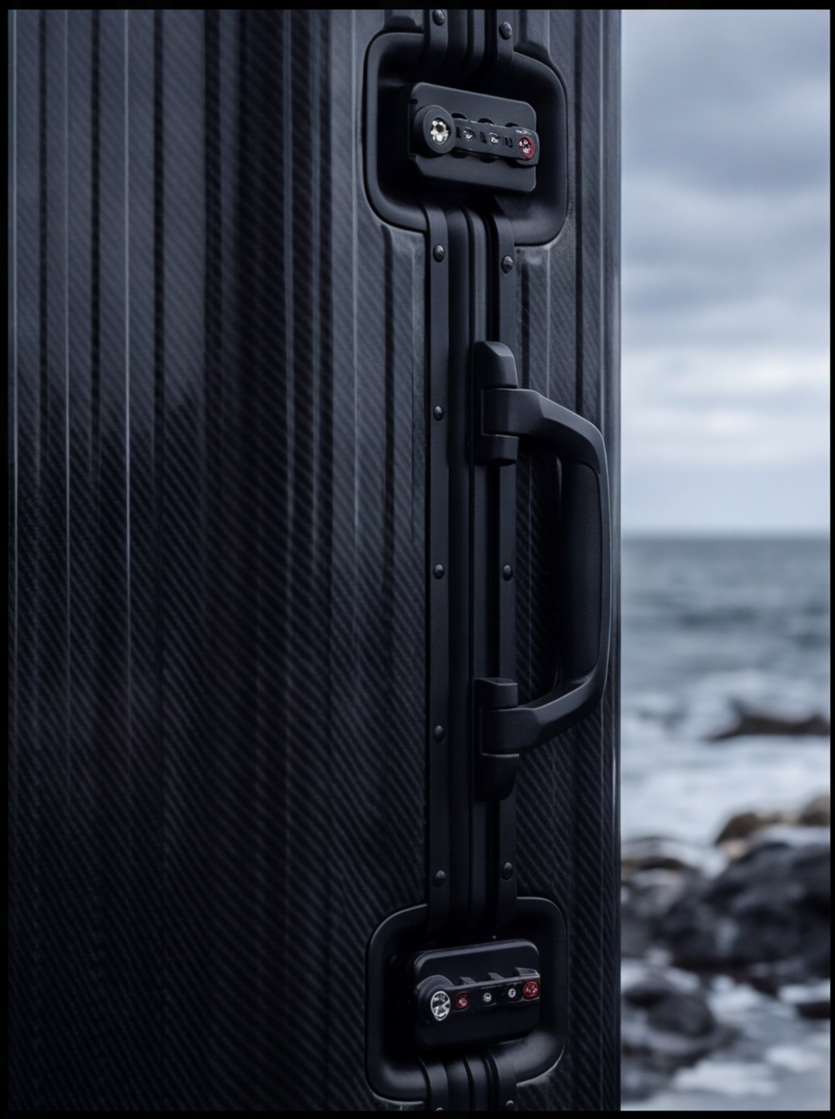 La valise Atlas en aluminium — Noir