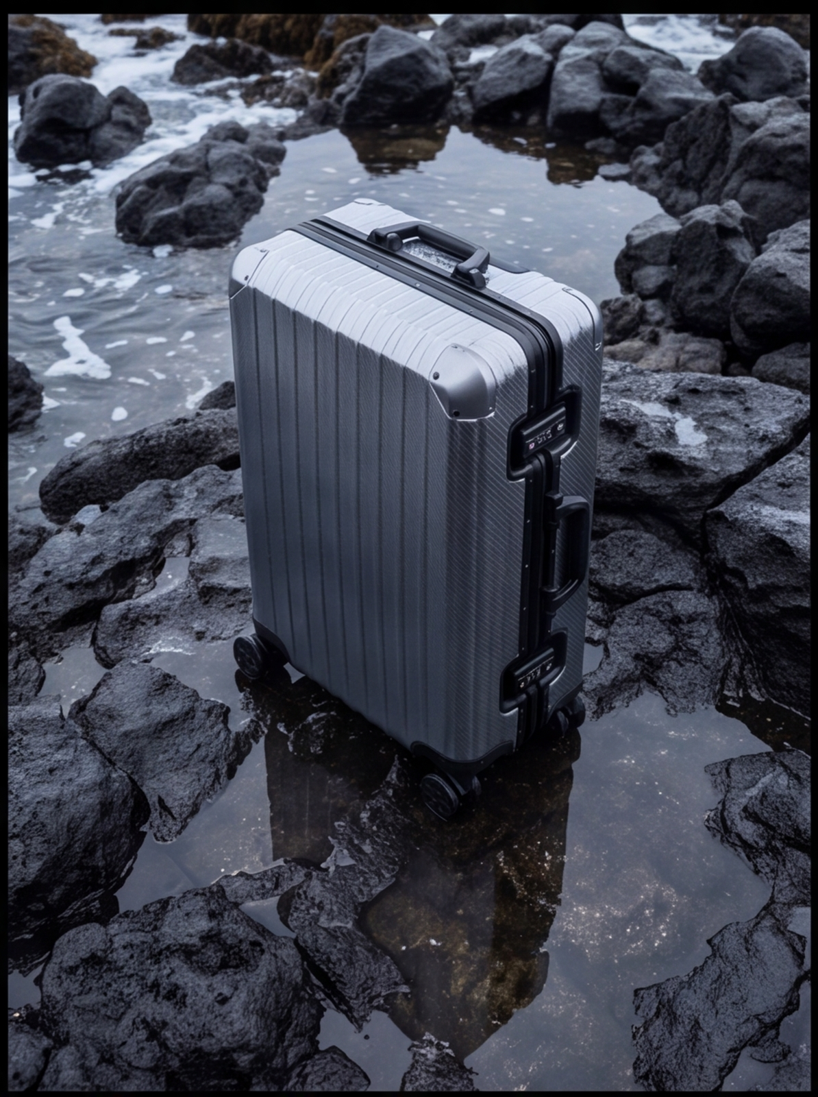 La valise Atlas en aluminium — Métal canon