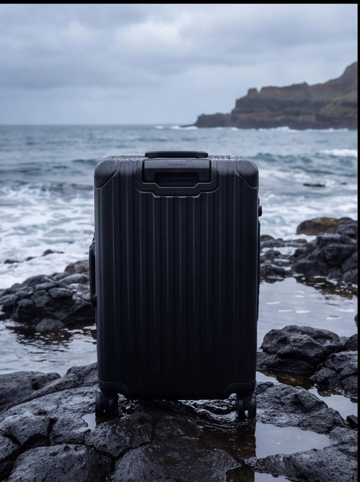 La valise Atlas en aluminium — Noir