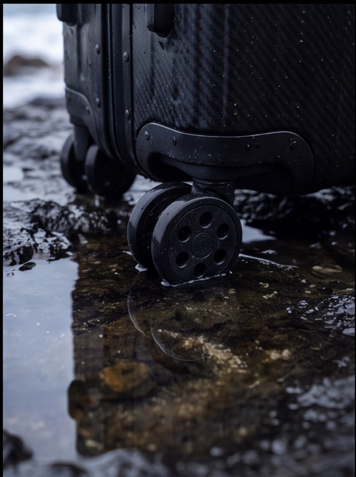 La valise Atlas en aluminium — Noir