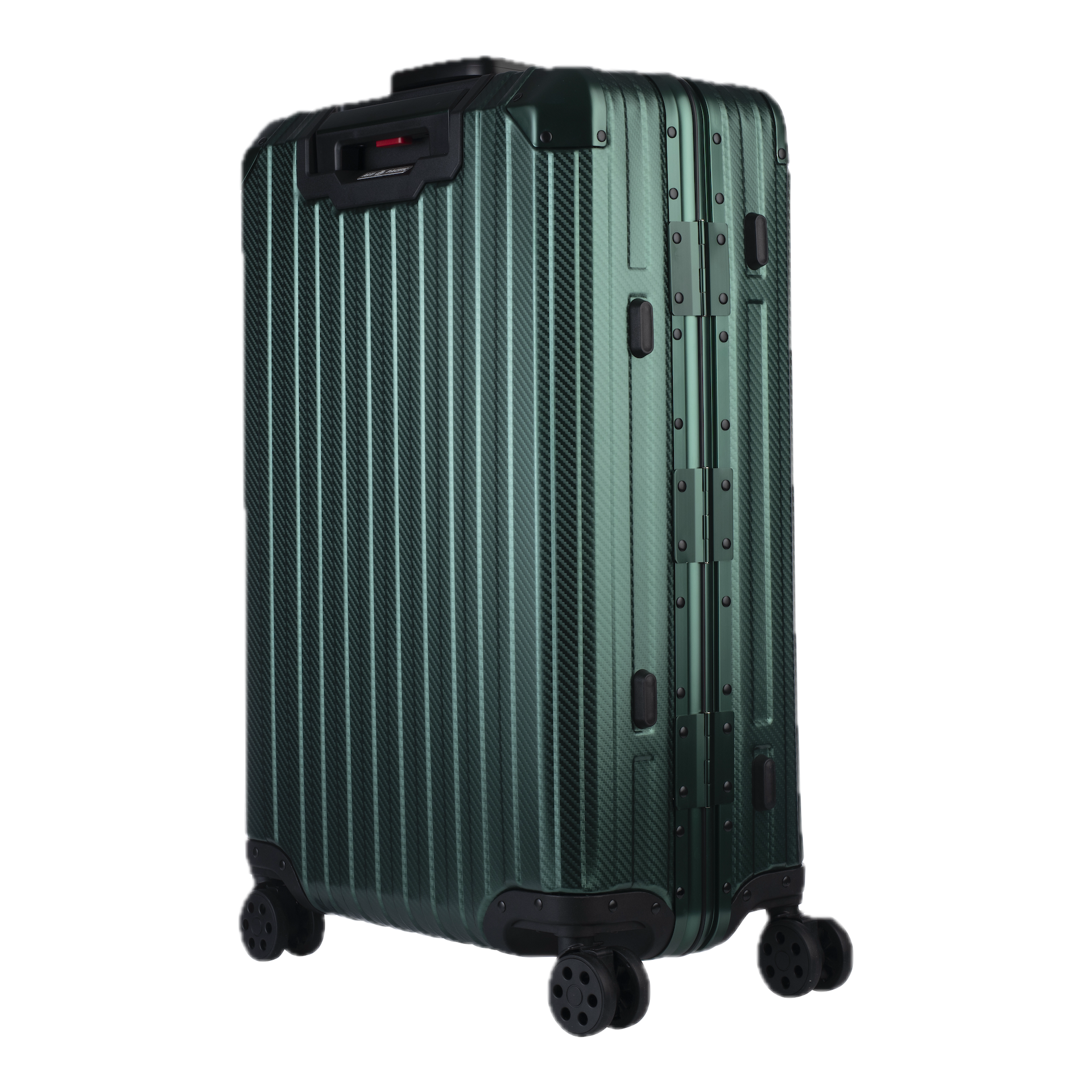 Der Atlas Aluminium Koffer – Pazifikgrün