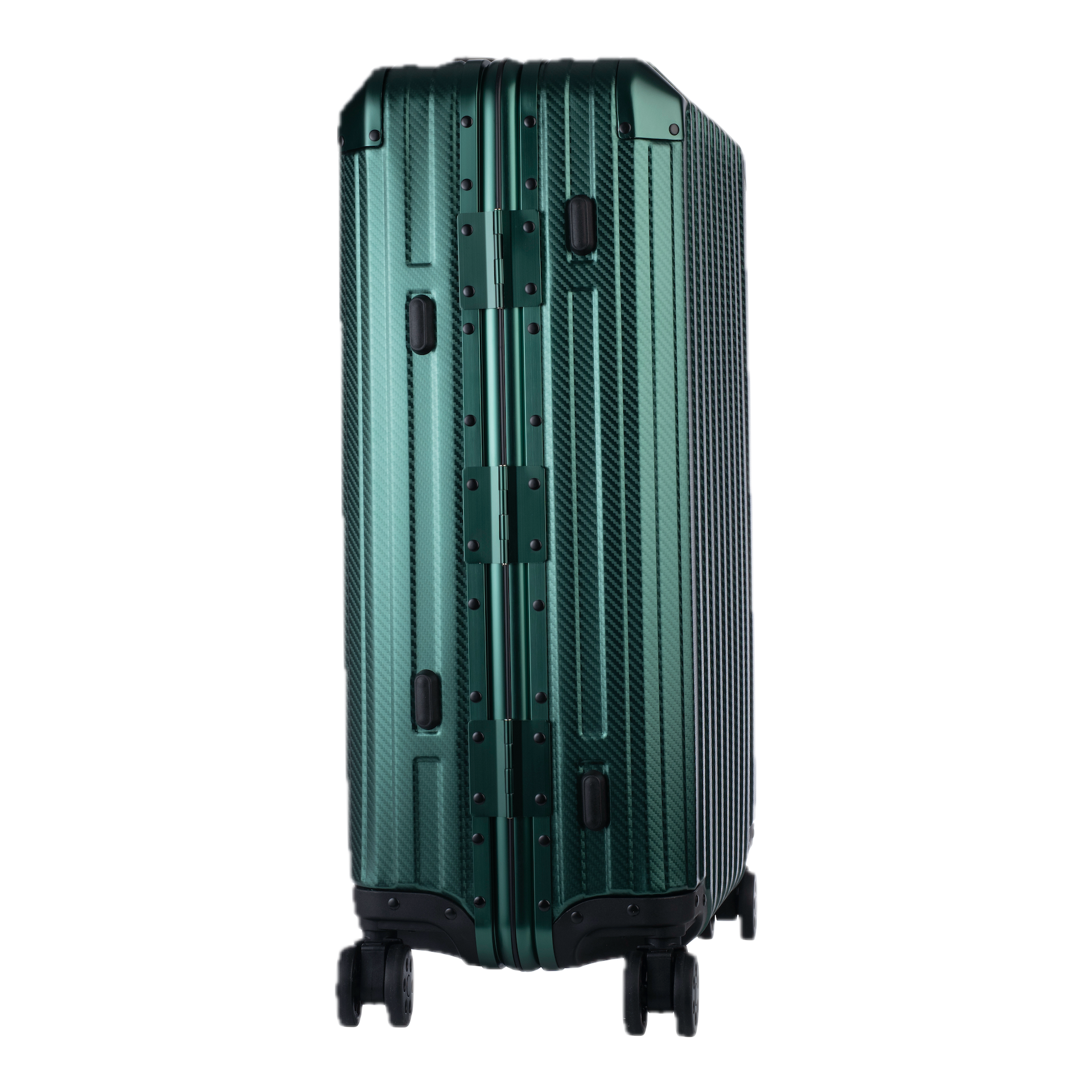 Der Atlas Aluminium Koffer – Pazifikgrün
