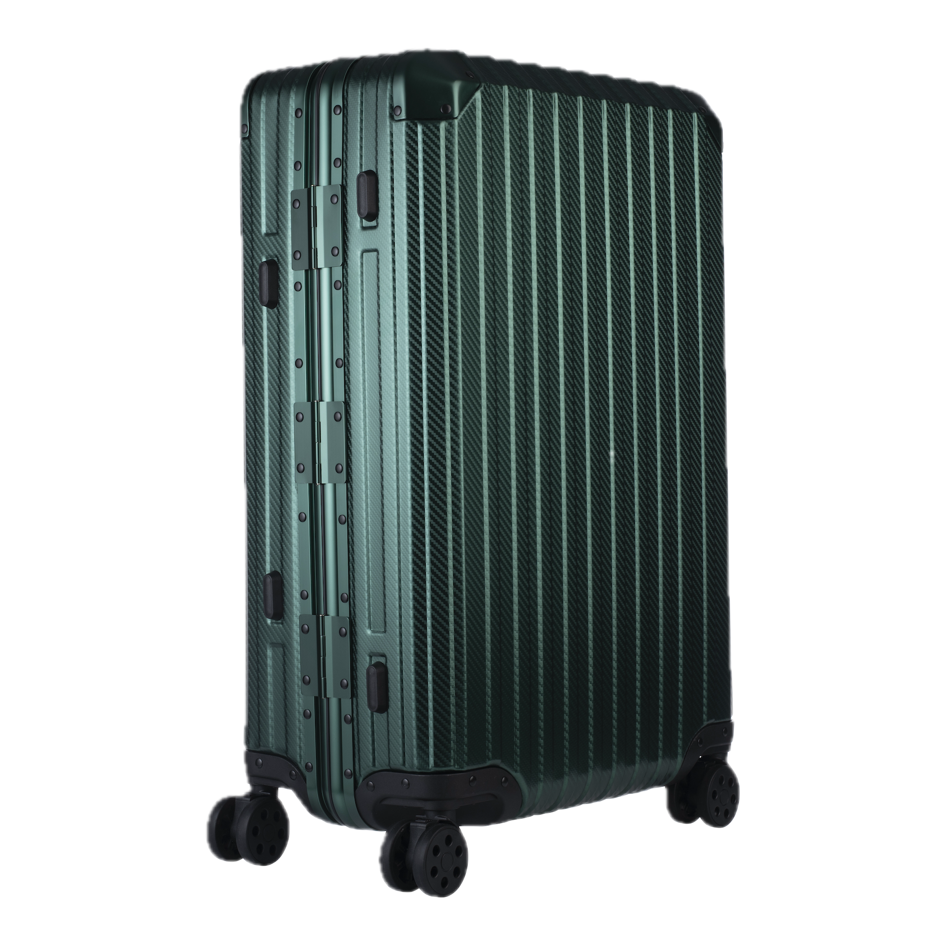 Der Atlas Aluminium Koffer – Pazifikgrün