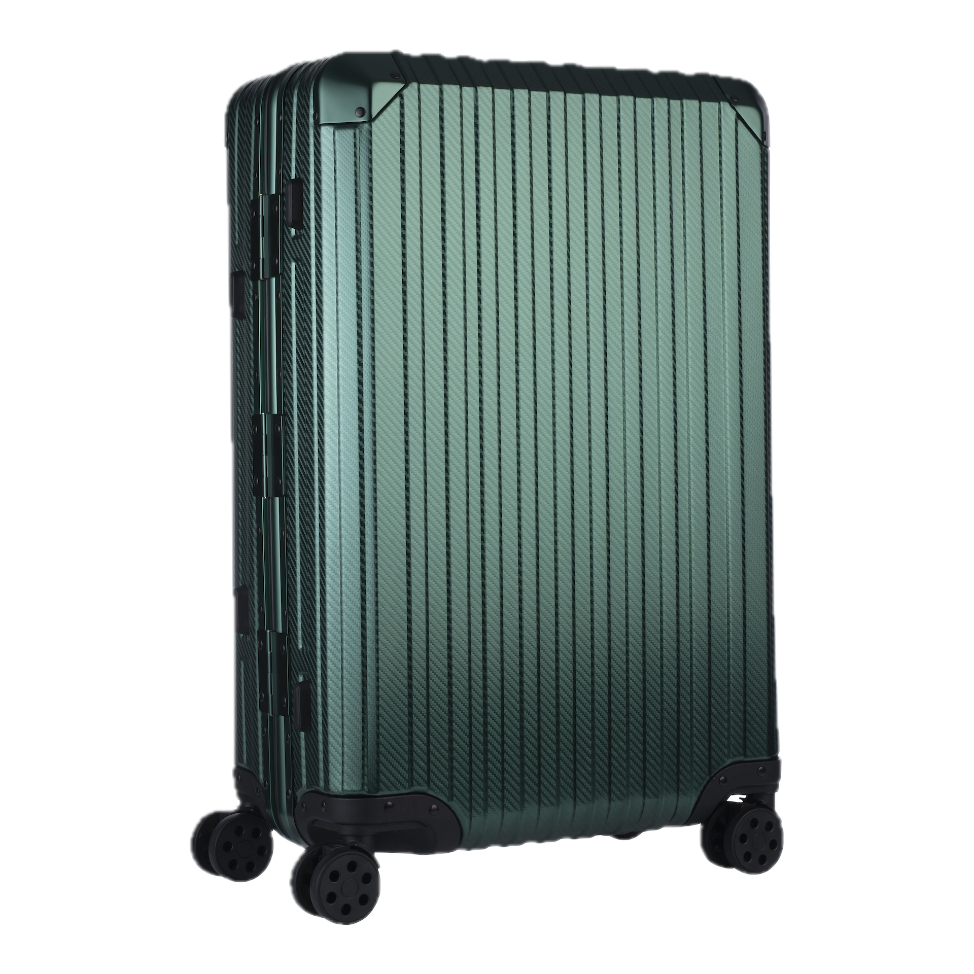 Der Atlas Aluminium Koffer – Pazifikgrün
