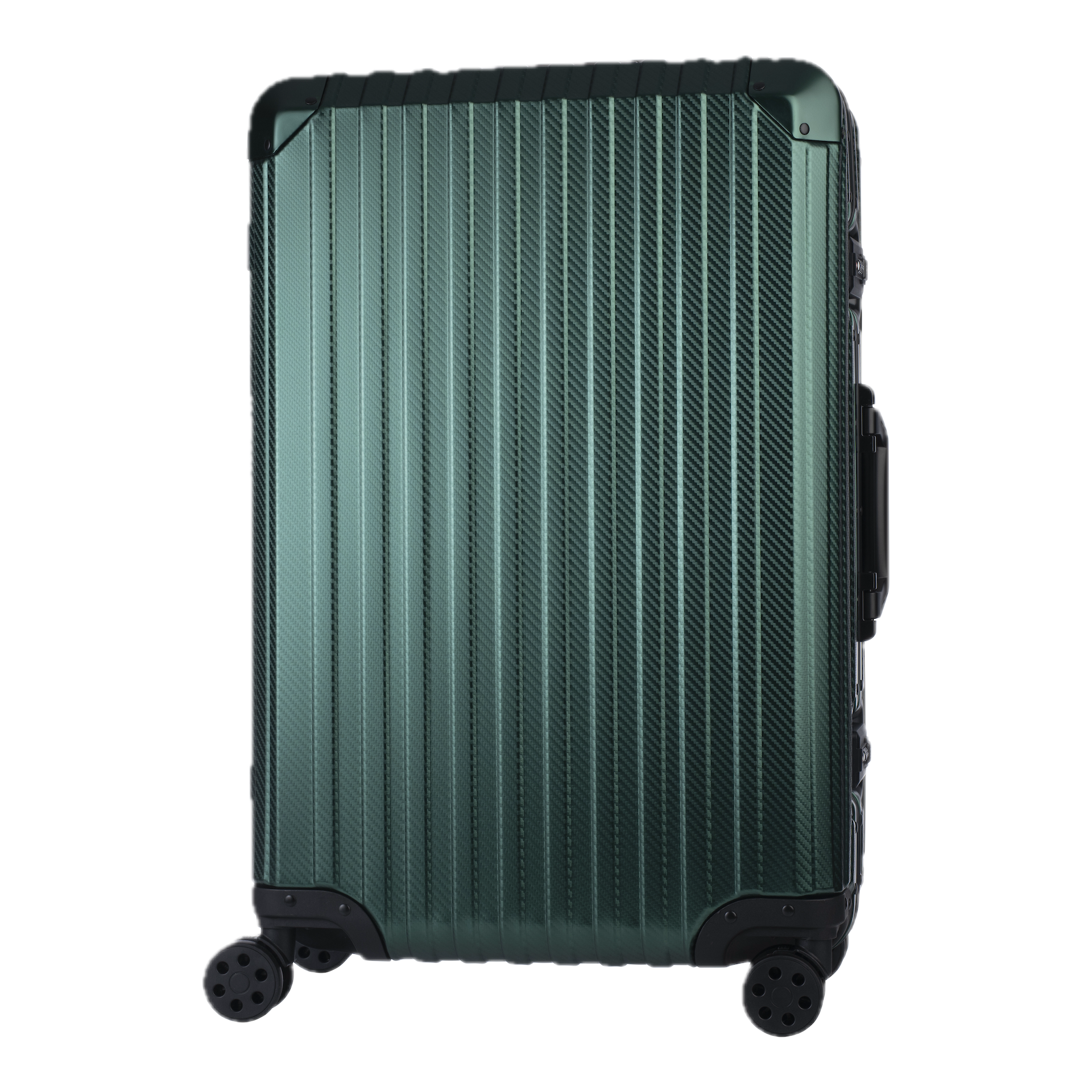 Der Atlas Aluminium Koffer – Pazifikgrün