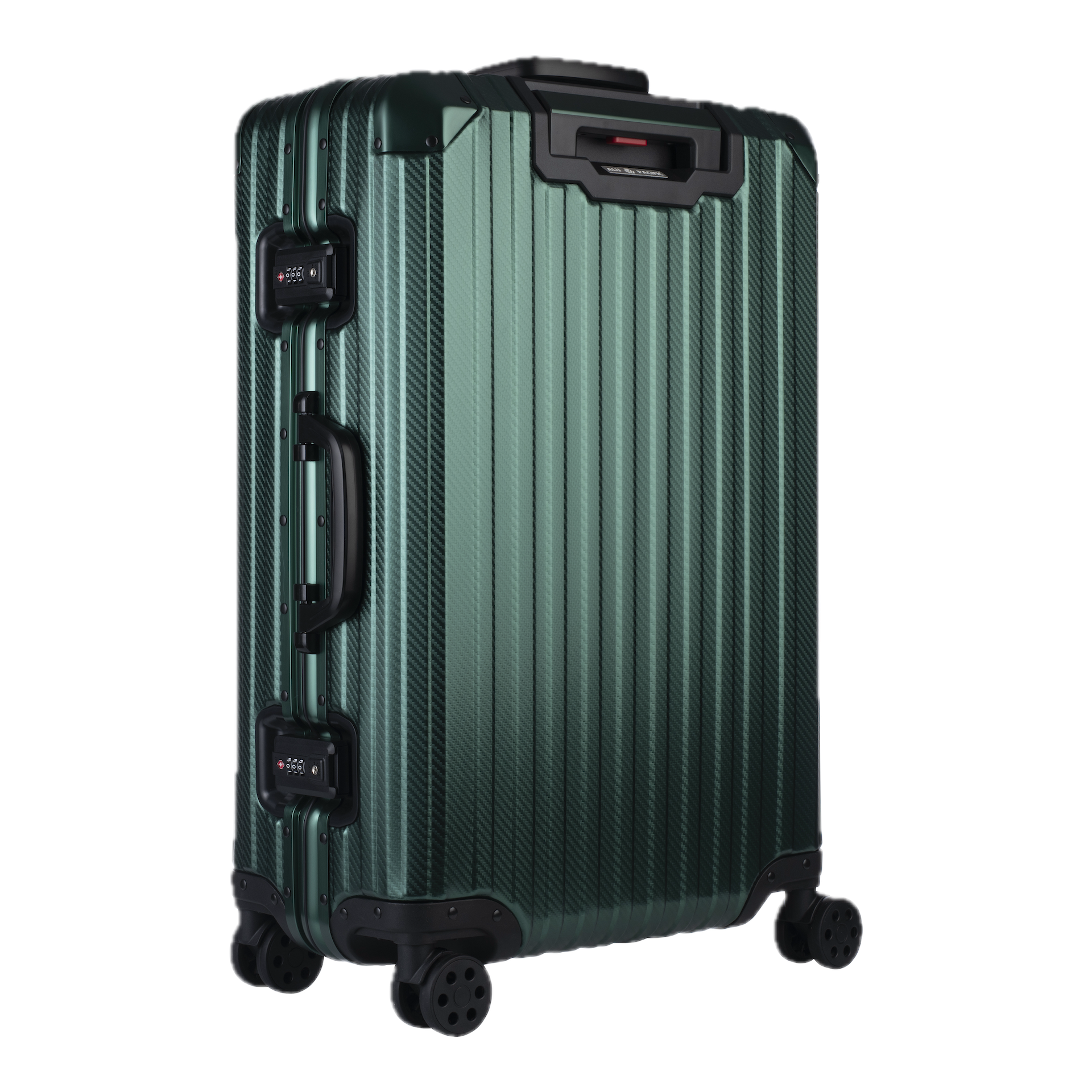 Der Atlas Aluminium Koffer – Pazifikgrün