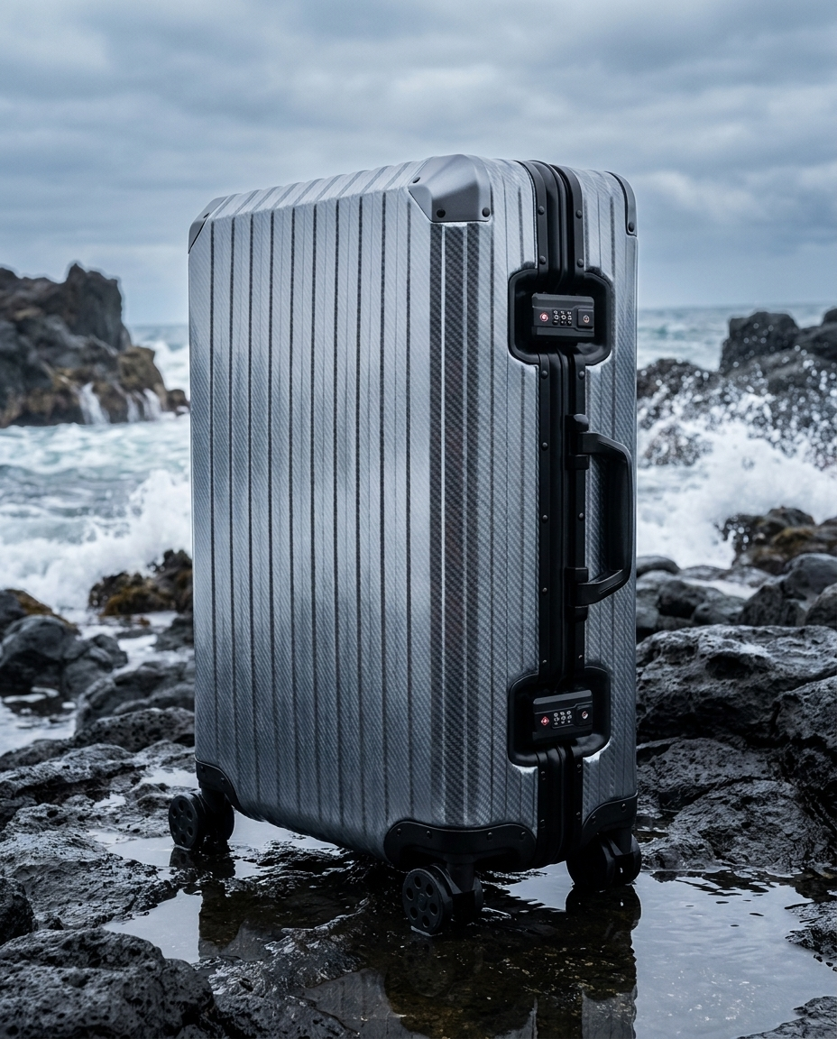 La valise Atlas en aluminium — Métal canon