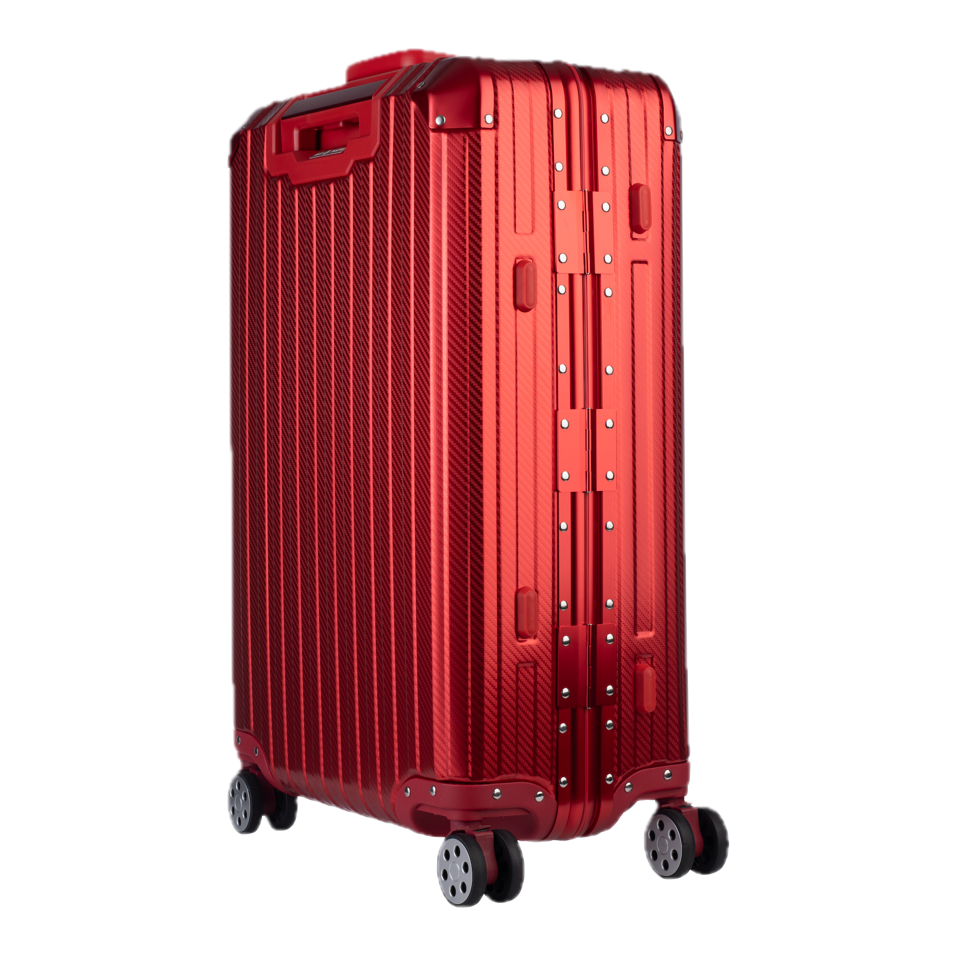 Der Atlas Aluminiumkoffer – Rot