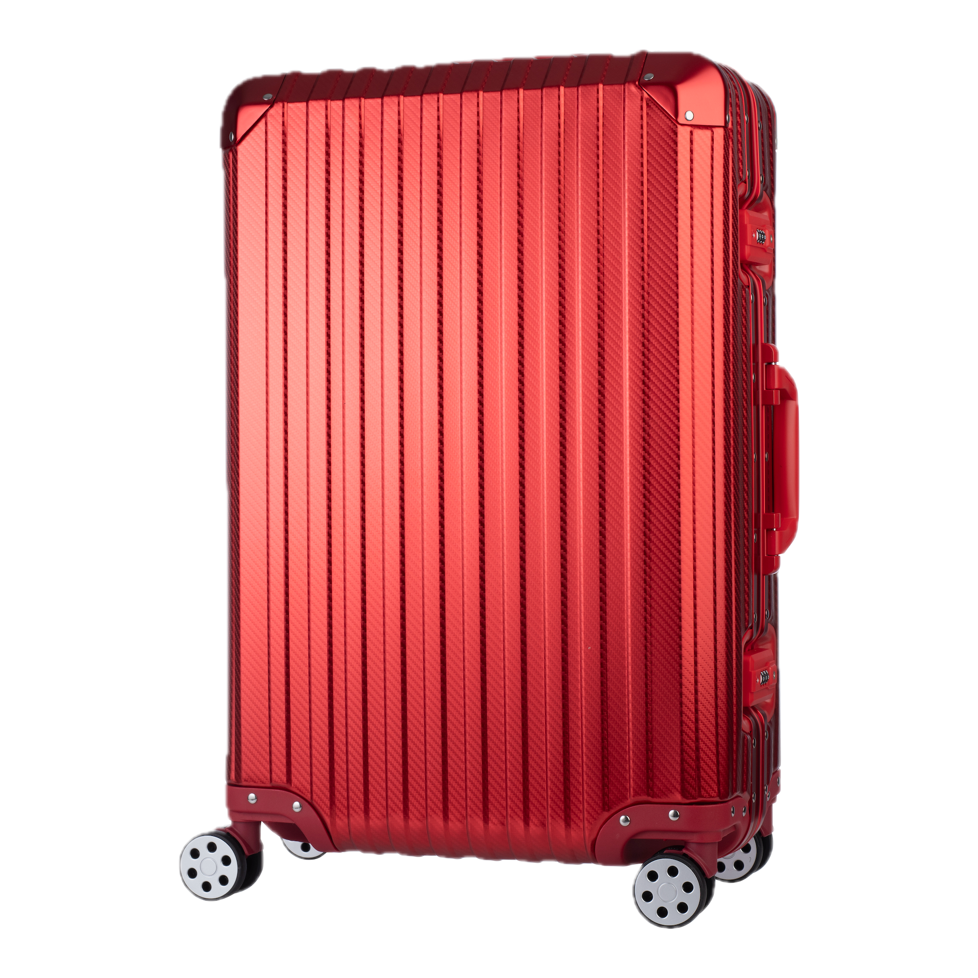 Der Atlas Aluminiumkoffer – Rot