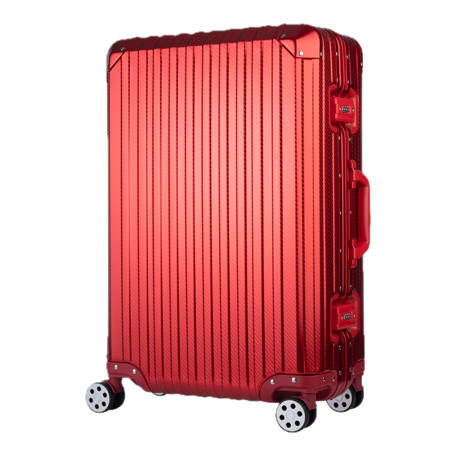 Der Atlas Aluminiumkoffer – Rot