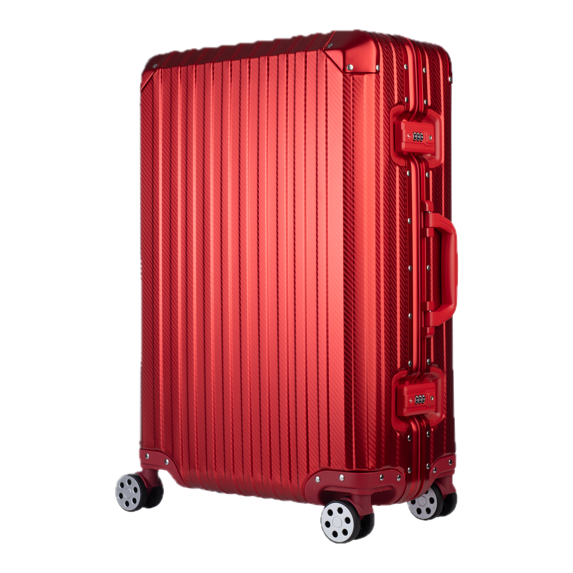Der Atlas Aluminiumkoffer – Rot