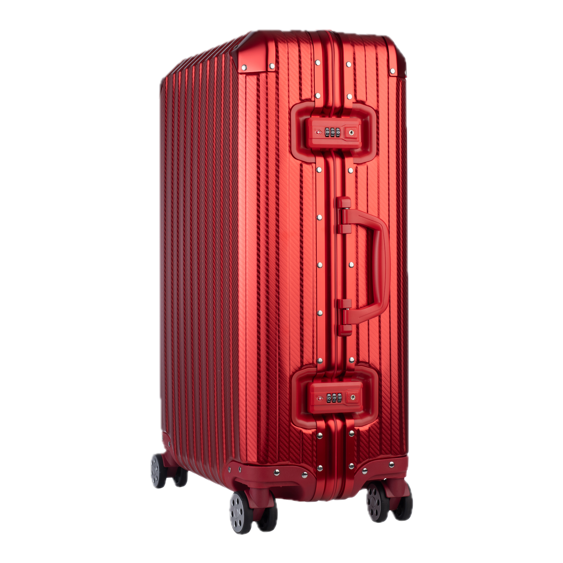 Der Atlas Aluminiumkoffer – Rot