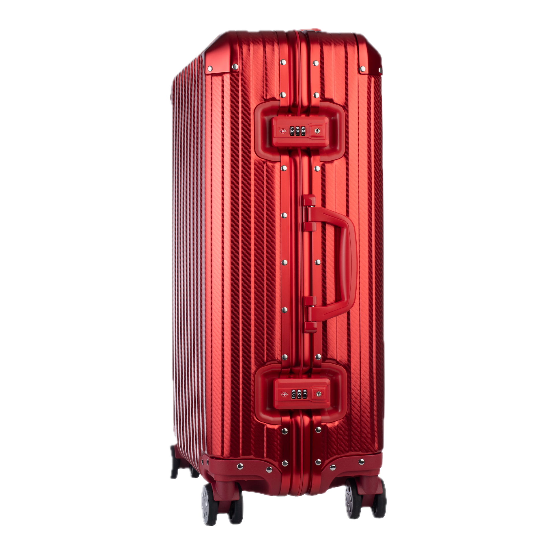 Der Atlas Aluminiumkoffer – Rot