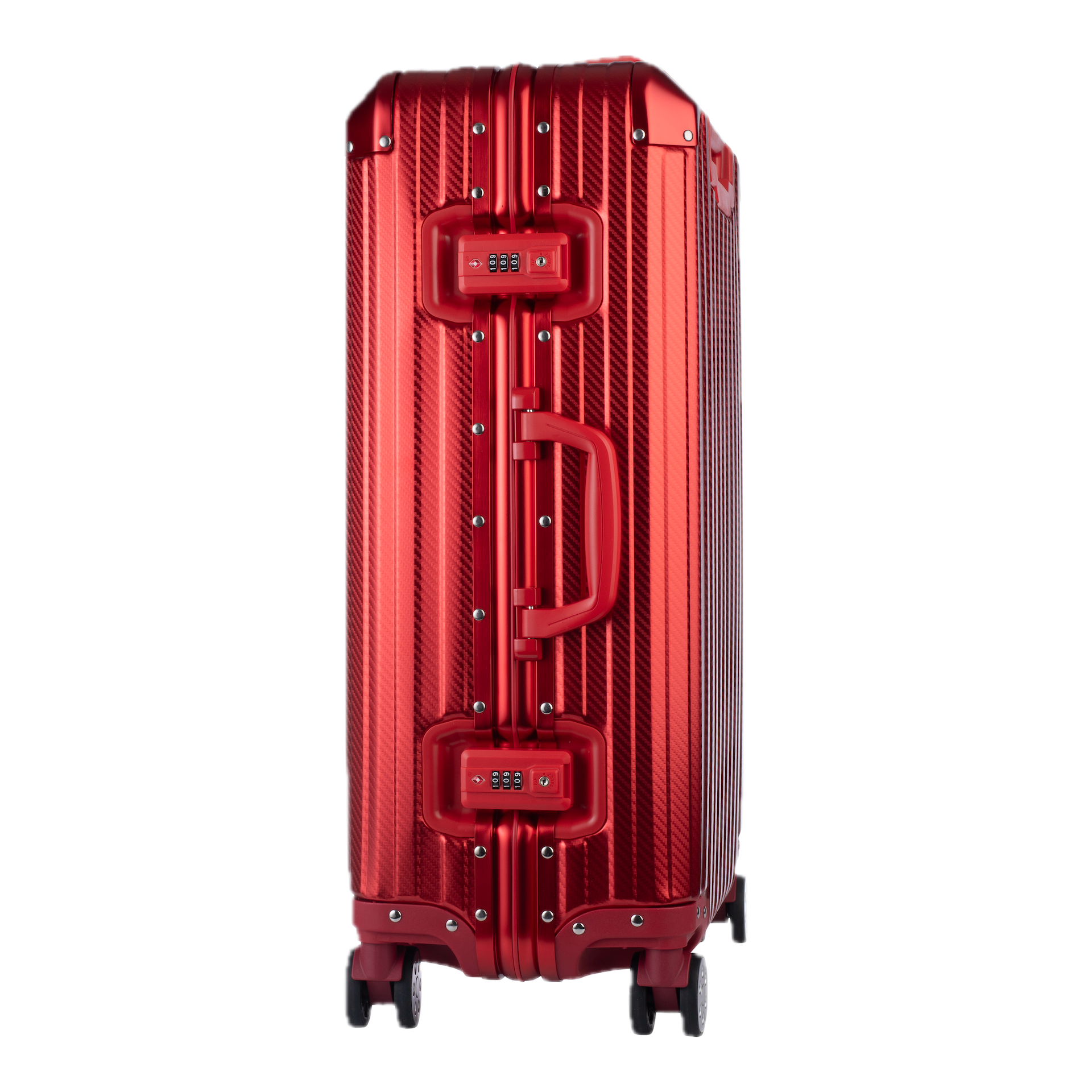 Der Atlas Aluminiumkoffer – Rot